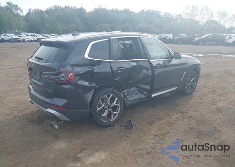 2024 BMW X3 xDrive30I z USA, uszkodzony, nr VIN WBX57DP04RN273928